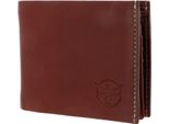 Chiemsee Pelle Portafoglio Malawi Wallet With Flap Cognac Marrone