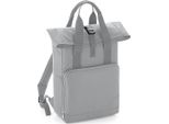 Bagbase Zaino Roll-Top Con Doppia Maniglia RW7125 (Taglia Unica) (Grigio Chiaro)