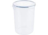 Contenitore Per Alimenti Contacto, 2000 Ml, Plastica, Ø 12,5 X H18 Cm, Alto, Impilabile, Ermetico/Impermeabile, Chiusura A Scatto, Adatto A Microonde/Congelatore