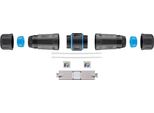 Goobay 44414 Connettore Per Cavo Di Rete Da Esterno (IP68), Schermato Cat 6A Stp - Resistente Alla Polvere E All'acqua, Morsettiera Per Montaggio Lsa (Senza Attrezzi)