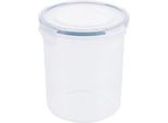 Contenitore Per Alimenti Contacto, 1200 Ml, Plastica, Ø 10,5 X H18 Cm, Alto, Impilabile, Ermetico/Impermeabile, Chiusura A Scatto, Adatto A Microonde/Congelatore