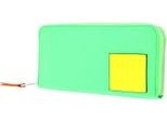 Suri Frey Portafoglio Suri Black Label Five Zip Around Wallet Green / Yellow Verde Multicolore