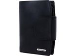 Bruno Banani Pelle Portafoglio New York Wallet With Flap Black Nero