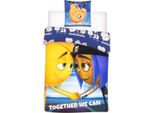 Set Di Biancheria Da Letto Emoji - Copripiumino 140X200 Cm E Federa 65X65 Cm