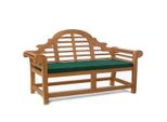 Cuscino Da Panca Teako Design 170X47 Cm Per Panca Da Giardino Caserta - Cuscino Confortevole E Resistente Per Mobili Da Giardino (Verde)
