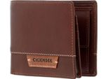 Chiemsee Pelle Portafoglio Paraguay Wallet With Flap Cognac Marrone