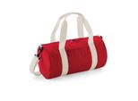 Bagbase Mini Barrel Borsa Sportiva (2 Pezzi/Confezione) BC4426 (Taglia Unica) (Rosso/Bianco Sporco)
