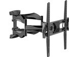 My Wall Supporto A Parete Completamente Mobile Per Tv Lcd Per Schermi Da 32" A 60"" (81 - 152 Cm), Carico Fino A 30 Kg, Nero"