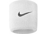 Fascia Antisudore Nike Unisex Swoosh, Confezione Da 2 Pezzi BS1142 (Taglia Unica) (Bianco)