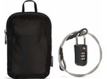 Pacsafe Serratura Valigia Prosafe 1000 Combination Lock With Steel Cable Black Nero Grigio