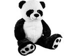 Brubaker Xxl Panda 100 Cm Grande Con Cuore Seni Seviyorum Peluche Peluche Orsacchiotto Di Peluche