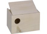 Cassetta Nido Per Pappagallini Nobby 22 X 16 X 14 Cm, Foro A Sinistra