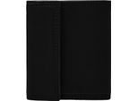 Fossil Pelle Porta Carte Di Credito Ness Coin Pocket Bifold Black Nero