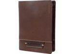 Chiemsee Pelle Portafoglio Paraguay Wallet High With Flap Brown Marrone