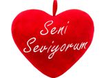 Brubaker Cuore Di Peluche Seni Seviyorum Rosso 32 Cm