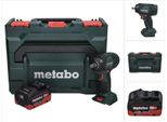 Metabo Ssw 18 Ltx 300 Bl Avvitatore A Impulsi A Batteria 18 V 300 Nm 1/2" Brushless + 1X Batteria Ricaricabile 5,5 Ah + Metabox - Senza Caricabatterie"
