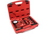 Misuratore Di Compressione Wiltec 0-70 Bar Per Motori Diesel Tdi E Cdi Tester Di Compressione Set Di 17 Pezzi In Valigetta Tester Di Compressione Dispositivo Di Misurazione
