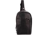 Spikes & Sparrow Pelle Borsa A Tracolla Borsa A Tracolla Authentic Slingbag Black Nero