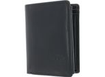 Chiemsee Pelle Portafoglio Dalian Wallet With Flap Black Nero