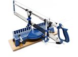 Troncatrice Wiltec 600 Mm, Da -45° A +45°, Larghezza Di Taglio 110 Mm/160 Mm, Altezza Di Taglio 120 Mm, Sega Manuale Per La Lavorazione Del Legno, Troncatrice Sega Ad Angolo