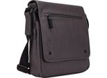 Leonhard Heyden Borsa A Tracolla Laptop Bag Con Scomparto Per Laptop Cult Messenger Bag M Grey Grigio