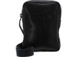 Spikes & Sparrow Pelle Borsa A Tracolla Marsupio Authentic Slingbag Black Nero
