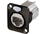 Connettore Dati Neutrik RJ45 Serie Ethercon D Presa, Poli Diritti: 8P8C NE8FDX-Y6-B Nero NE8FDX-Y6-B 1 Pz (NE8FDX-Y6-B)
