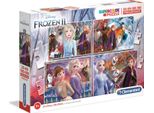 Set Di Puzzle Clementoni Supercolor - Disney Frozen Ii (20, 60, 100, 180 Pezzi)