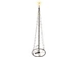 Albero Di Luci Con Stella - 106 Led / 180 Cm - Albero Di Natale Decorativo Illuminato Per Esterni