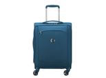 Delsey Paris Carrello Montmartre Air 2.0 Expandable 4 Double Rolls Cabin Trolley Slim Line 55 Lightblue