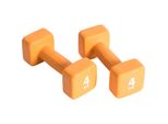 Pure2Improve Set Di Manubri 2×4 Kg In Neoprene Arancione