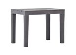 Syfax™ Panchine Da Giardino 2 Pz Mocca In Plastica