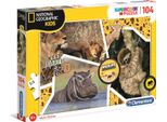 Clementoni 104Pcs Puzzle National Geographic Wildl