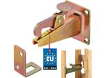 Kotarbau® Fermaporta Supporto Per Porta A Parete Supporto Per Porta Giallo Fermaporta Staffa Di Bloccaggio Paracolpi Per Porta Acciaio Robusto Solido