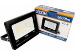Faretto Led Ledom 20W Proiettore Led Super Luminoso 1600LM Proiettore Da Esterno 4000K Bianco Neutro Proiettore IP65 Impermeabile Proiettore Da Esterno