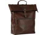 Leonhard Heyden Zaino Per Laptop Zaino Con Scomparto Per Laptop Roma Backpack Rolltop Brown Marrone