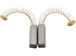 Spazzole In Carbonio Per Numax - 5X5X14Mm - Con Molle, Cavo E Connettore