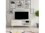 Skye Decor, Venedik, Mobile Tv, Bianco, Truciolato Melaminico, 120 X 43,7 X 29,5 Cm