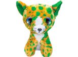 Gatto Di Peluche Catsy Junior 15 Cm Verde/Arancio