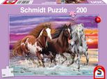 Schmidt Spiele Puzzle Wildes Pferde-Trio, Kinderpuzzle, Standard, 200 Teile, 56356