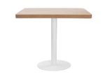 Vidaxl Tavolo Da Bistrot Marrone Chiaro 80X80 Cm Mdf