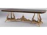 Casa Padrino Tavolo Da Pranzo Barocco Marrone / Oro Antico 300 X 117 X H. 80 Cm - Magnifico Tavolo Da Sala Da Pranzo In Stile Barocco - Qualità