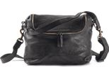 Harold's Pelle Borsa A Tracolla Borsa A Tracolla Submarine Zipperbag Black Nero