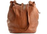 Harold's Pelle Borsa A Tracolla Borsa Shopper Submarine Shopper Twin Upend Cognac Marrone