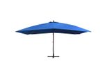 Vidaxl Ombrello Semaforo Con Palo In Legno 400X300 Cm Blu
