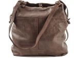 Harold's Pelle Borsa A Tracolla Borsa Shopper Submarine Shopper Twin Upend Brown Marrone Scuro