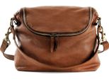 Harold's Pelle Borsa A Tracolla Borsa A Tracolla Submarine Zipperbag Cognac Marrone