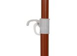 Vidaxl Ombrellone Con Palo In Acciaio 300 Cm Bianco Sabbia