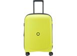 Delsey Paris Carrello Belmont Plus 4 Double Rolls Cabin Trolley Slim Line 55 Green Chartreuse Verde