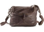 Harold's Pelle Borsa A Tracolla Borsa A Tracolla Submarine Zipperbag Brown Marrone Scuro